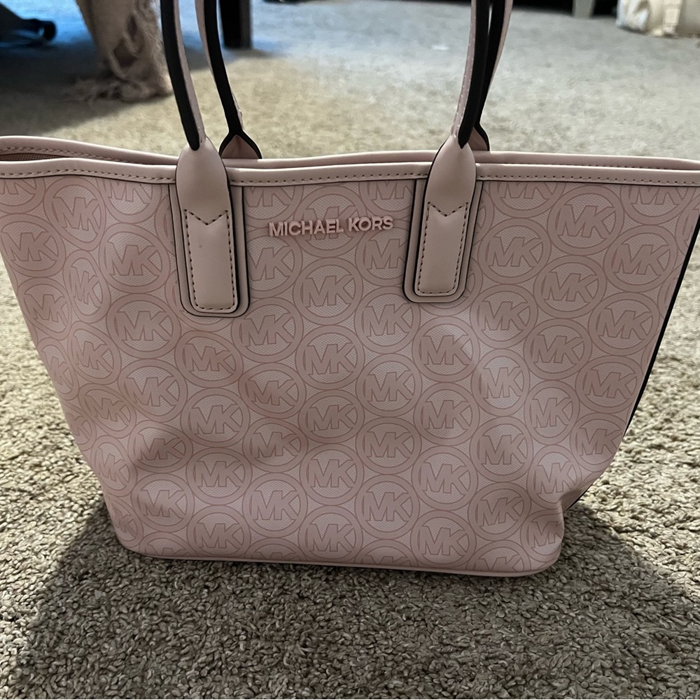Michael Kors Light Pink Logo Tote